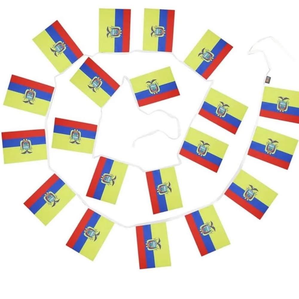 Ecuador Flag Banner for Home Parties